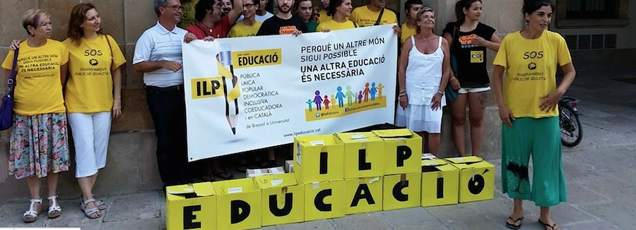 95.000 signatures de la ILP d’Educació al Parlament