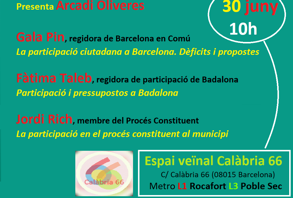 La participació ciutadana en l’àmbit municipal