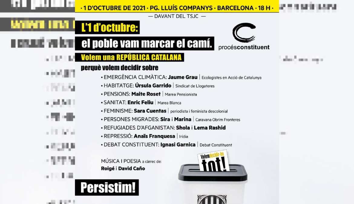 Procés Constituent celebrem el 1r d’Octubre al carrer